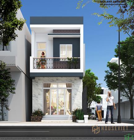 Mẫu thiết kế nhà ống 2 tầng đẹp NDNP2T31