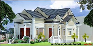 12 mẫu thiết kế nhà cấp 4 rộng 9m mặt tiền đẹp khác nhau