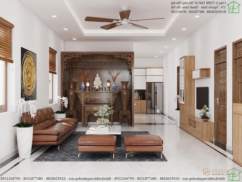 Thiết kế nội thất phòng khách đẹp NDNC4127