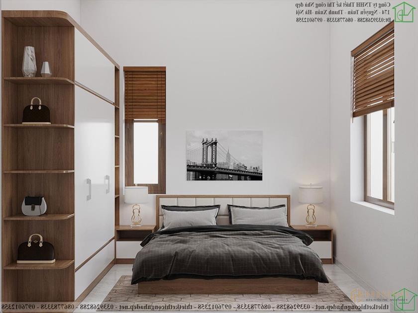 Thiết kế nội thất phòng ngủ bố mẹ NDNC4127