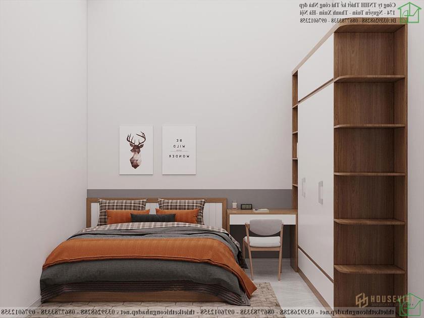 Thiết kế nội thất phòng ngủ trẻ em cấp 4 nhỏ đẹp NDNC4127