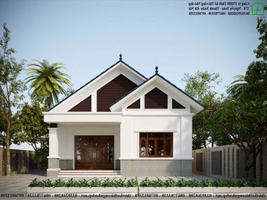 Thiết kế mẫu nhà nhỏ đẹp 9x16m tại Bắc Giang NDNC4127