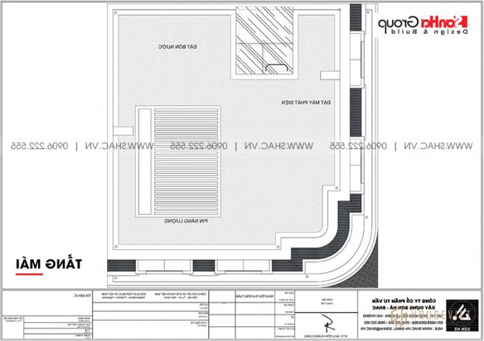 Công trình thiết kế khách sạn mini mặt tiền 8.5m tại Quảng Ninh - SH KS 0079 27 Mặt bằng công năng khách sạn tân cổ điển 2 sao tại Quảng Ninh