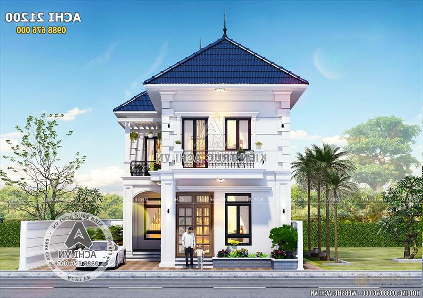 Biệt thự 2 tầng tân cổ điển mặt tiền 8m Biệt thự 2 tầng tân cổ điển mặt tiền 8m