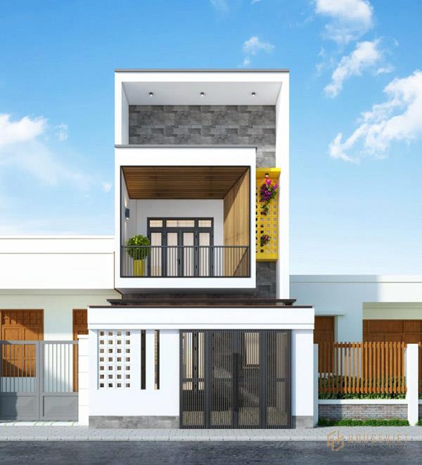 Nhà ống 2 tầng 3 phòng ngủ 5x18