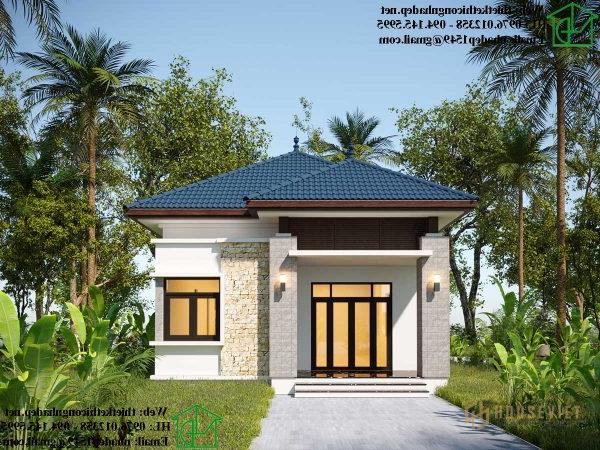 Mẫu nhà cấp 4 mái thái hiện đại đẹp nhất hiện nay