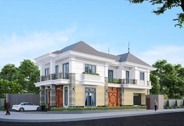 20 Mẫu nhà 2 tầng mặt tiền đẹp sang trọng đáng xây dựng