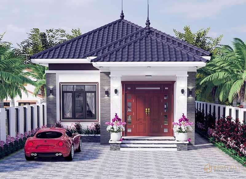 Thiết kế nhà mái thái nhật bản