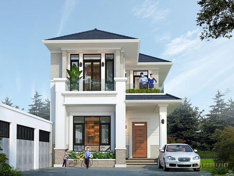 Thiết kế nhà mái thái nhật bản
