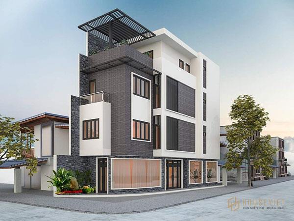 Nhà 3 tầng 2 mặt tiền 50m2 vừa để ở vừa kinh doanh.