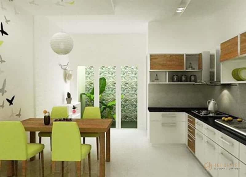 Nhà ống 1 tầng có gác lửng Nhà ống 1 tầng có gác lửng