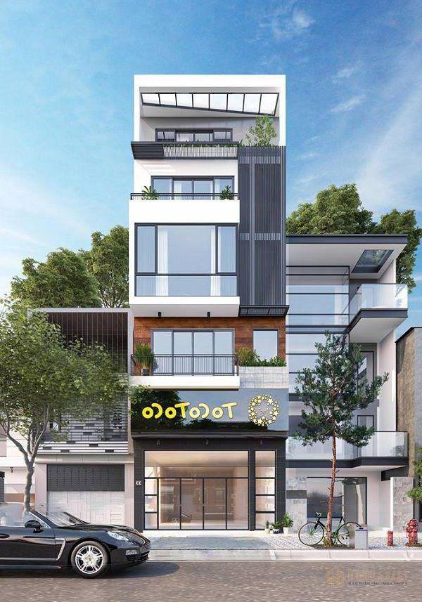 Mẫu thiết kế nhà ống kết hợp kinh doanh hiện đại và tiện lợi nhất