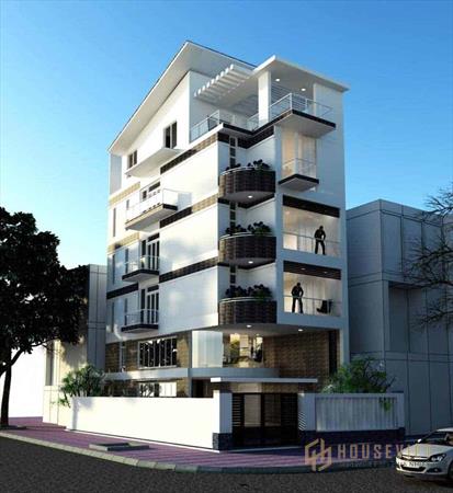 Mẫu nhà ống 6 tầng làm văn phòng hiện đại Mẫu nhà ống 6 tầng làm văn phòng hiện đại
