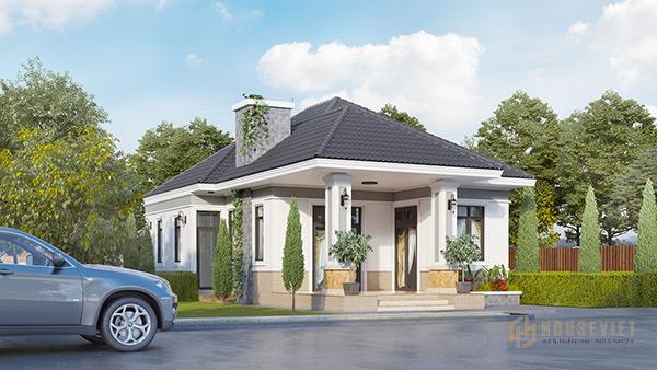 Nhà cấp 4 mái thái hình chữ L