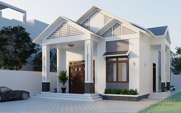 Mẫu nhà cấp 4 mái thái đẹp nhất