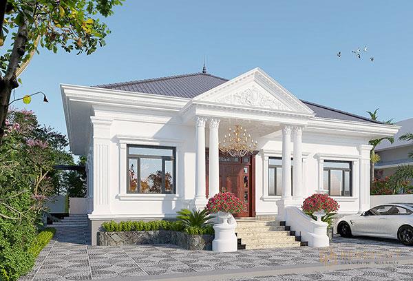 Nhà cấp 4 mái thái 3 phòng ngủ