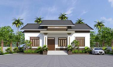 35+ mẫu thiết kế nhà cấp 4 mái thái đẹp, hiện đại, giá rẻ