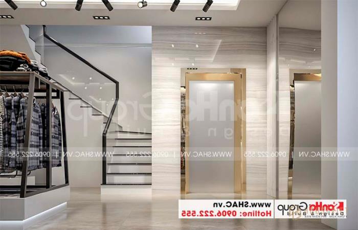 Các  Cầu thang cũng là một chi tiết rất được đầu tư trong thiết kế nội thất này