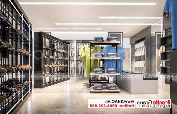 Các  Không gian kinh doanh được bố trí ấn tượng để trưng bày sản phẩm đẹp mắt