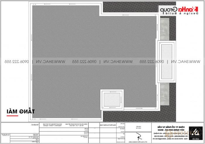 Mặt bằng công năng của khách sạn 2 sao hiện đại Hạ Long 