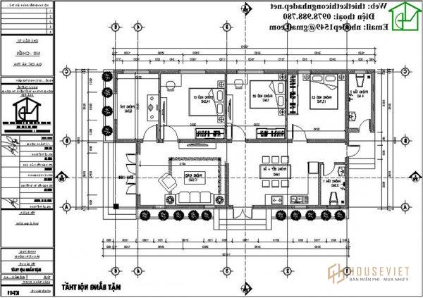 Cách bố trí nội thất nhà cấp 4 đẹp NDNC453