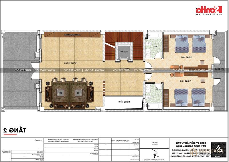 Detailed drawing of the 2nd floor