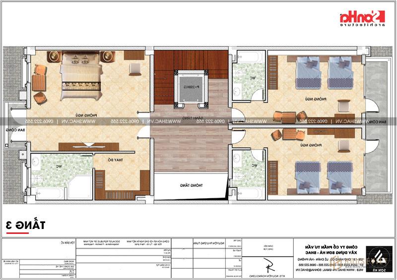 Detailed drawing of the 3rd floor