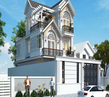 Mẫu biệt thự 9x15m phong cách cuốn hút