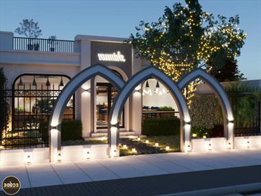 Thiết kế quán cafe 200m2 độc đáo và thu hút nhất năm 2022