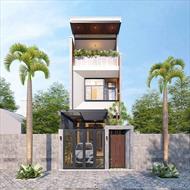 Thiết kế mẫu nhà 3 tầng diện tích 4x20m2 sang trọng và hiện đại