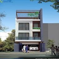 Thiết kế nhà 3 tầng có gara đẹp long lanh nhất hiện nay