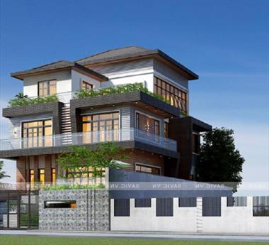 Mẫu biệt thự 4 tầng 80m2 phù hợp với công trình nhà bạn