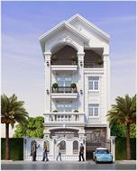 Mẫu biệt thự 4 tầng 9x12m có chi phí hợp lý cho mọi gia chủ