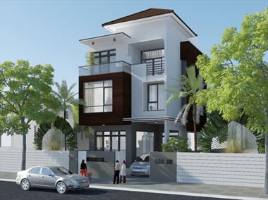 Chiêm ngưỡng mẫu nhà 3 tầng 1 tum 60m2 đẹp lung linh