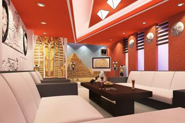 Mẫu vách thạch cao phòng Karaoke đẹp và ấn tượng nhất