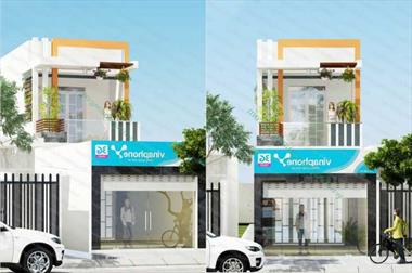 Mẫu nhà phố 2 tầng kết hợp kinh doanh diện tích 4x25m