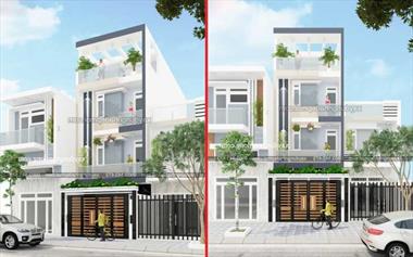 Mẫu nhà phố 4 tầng mặt tiền 5m tiết kiệm chi phí