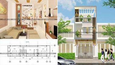 Mẫu nhà đẹp 3 tầng 4x16m tại Đà Nẵng