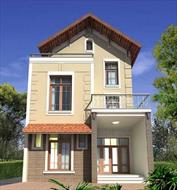 Mẫu nhà 2 tầng vuông đẹp diện tích 15x15m