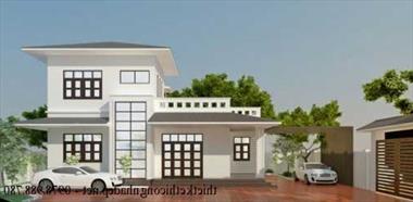 Bản vẽ thiết kế nhà cấp 4 mái thái đẹp kinh phí đầu tư 500 triệu