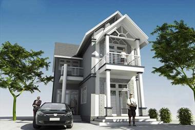 Mẫu thiết kế nhà 2 tầng 70m2 kinh phí xây dựng 900 triệu