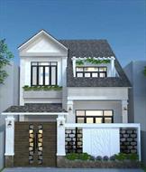 Mẫu nhà phố 2 tầng 8×10 ở nông thôn (Tiết kiệm chi phí)