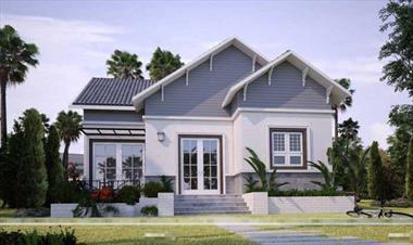 Mẫu biệt thự 1 tầng mái thái đẹp từng chi tiết