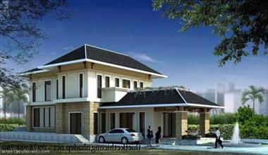 Bắt mắt với mẫu biệt thự vườn 2 tầng mái thái đẹp