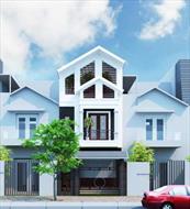 Mẫu nhà ống 3 tầng 5x15m mái thái đẹp độc đáo tại Phú Thọ