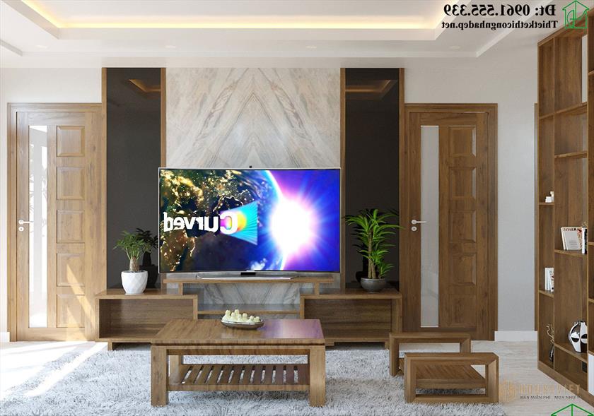 Kệ tivi phòng khách đẹp NDNC4178