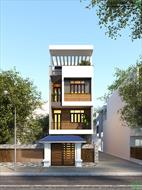 Mẫu thiết kế nhà phố 4 tầng 5x14m hiện đại tại Thái Bình NDNP4T16