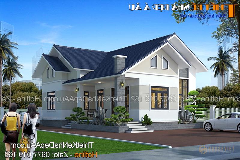 Nhà cấp 4 hiện đại 3 phòng ngủ