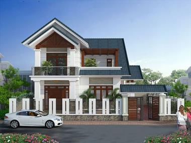 TOP 7 mẫu nhà vuông 2 tầng đẹp ở nông thôn dẫn đầu xu hướng