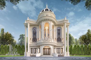 Mẫu biệt thự lâu đài Pháp 3 tầng (TGĐ: Anh Phúc - Thái Bình) BT32506